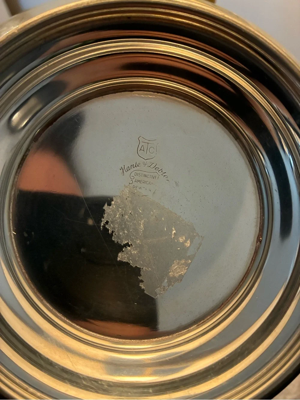 Vintage gorgeous pewter